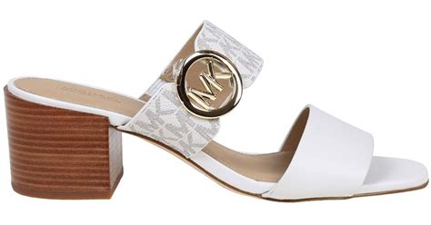 michael kors womens slide sandals|Michael Kors summer mid sandals.